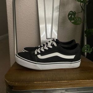 Vans canvas old school black size 9